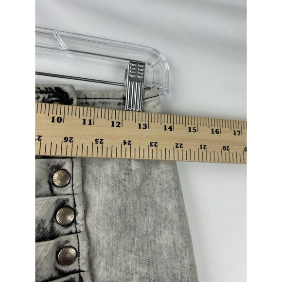 Retrofete Womens XS Willa Denim Mini Skirt Gray Stone FW20-3391 Made Italy NWT - Picture 5 of 16